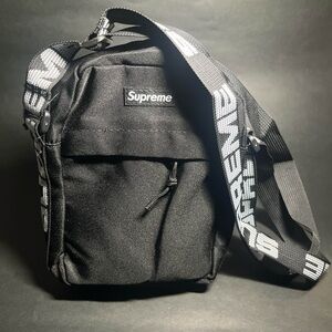 Supreme Black Messenger Bag